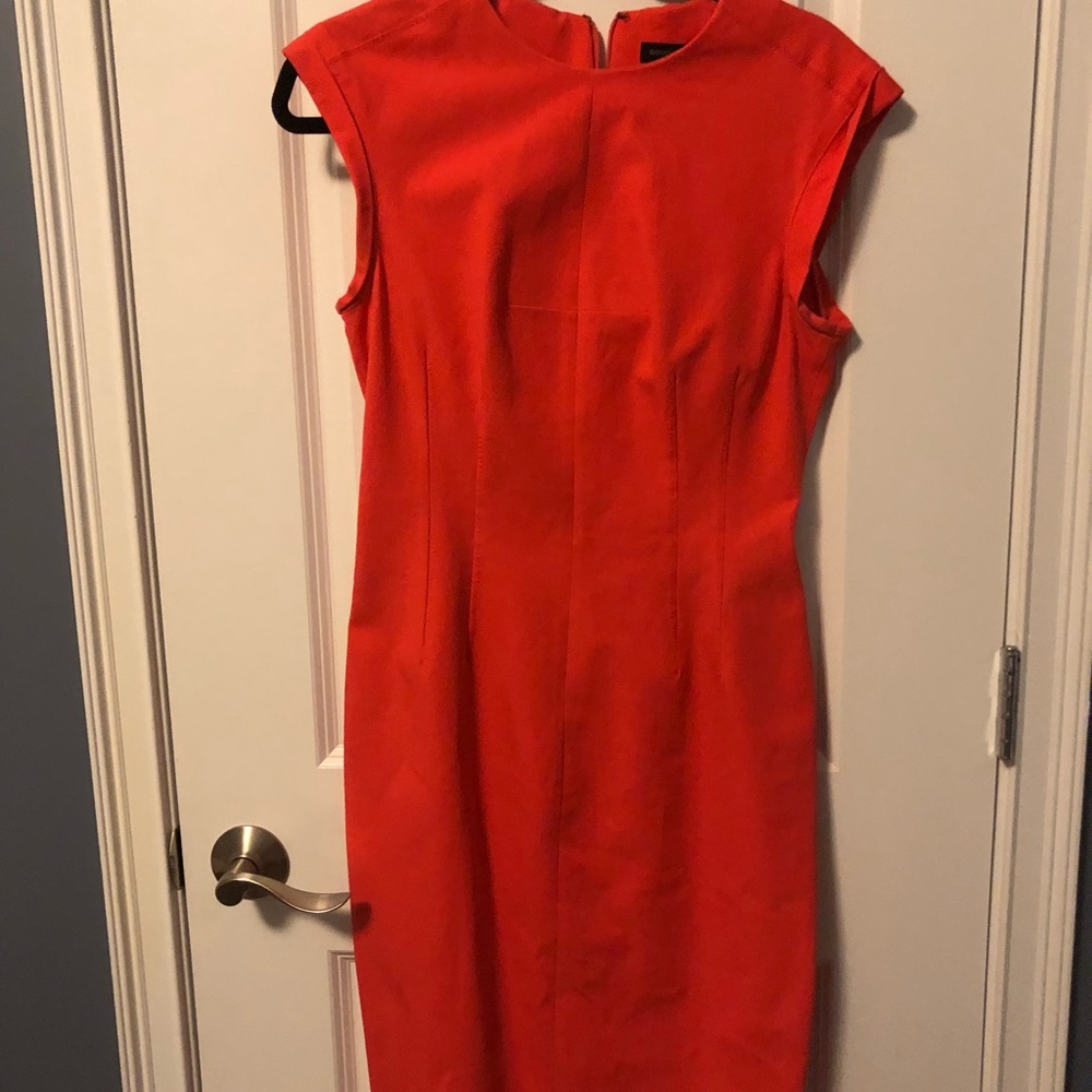 Chic Coral Daytime Sheath. Size 6